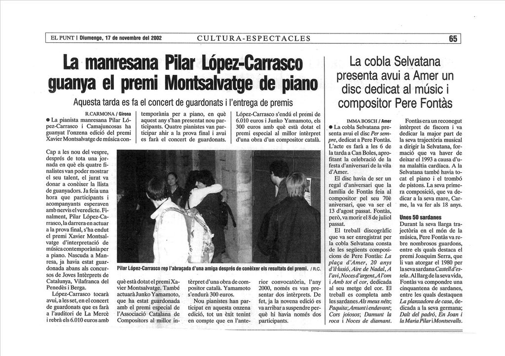 EL PUNT GIRONA. 17 -11- 2002
